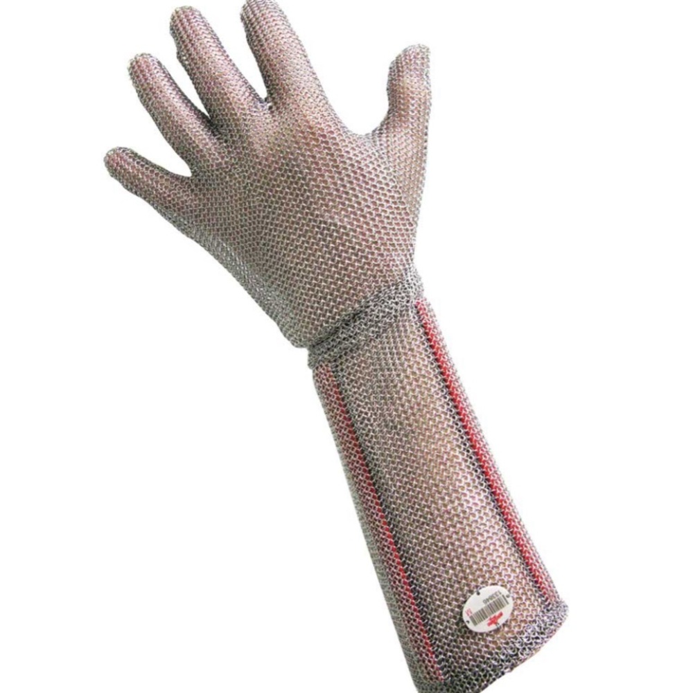 Wells Lamont Whizard 7.5” Cuff Ss Metal Mesh Glove